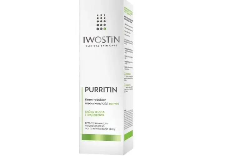 Iwostin Purritin na noc: Walka z trądzikiem bez wysuszania