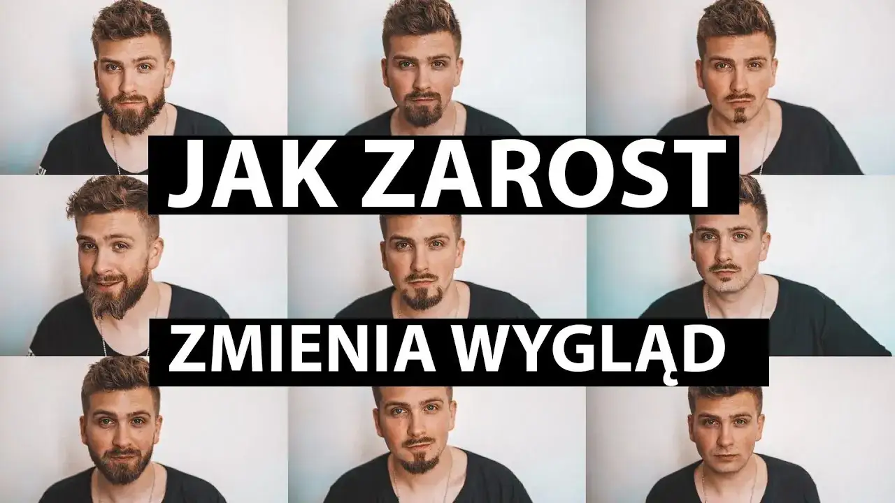 mężczyzna w różnym wieku z zarostem ewolucja zarostu