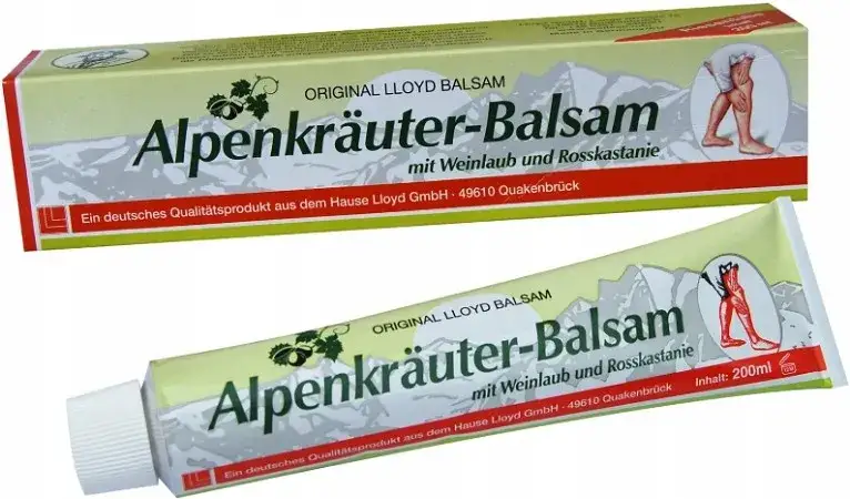 rodzaje balsamów Alpenkräuter