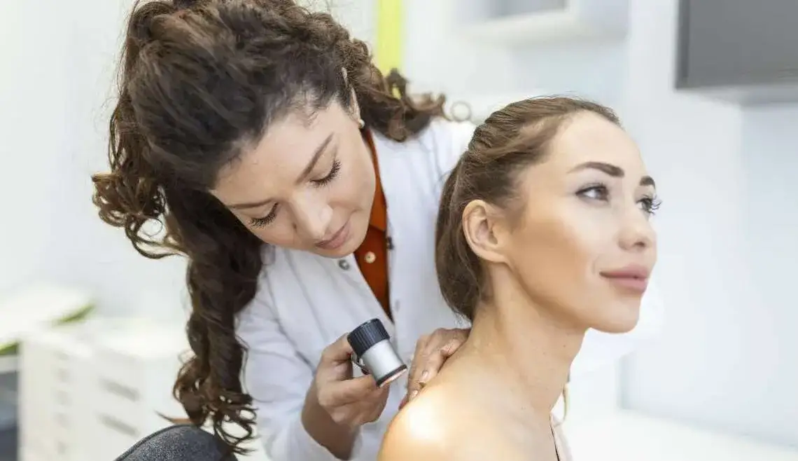 wizyta u dermatologa trądzik