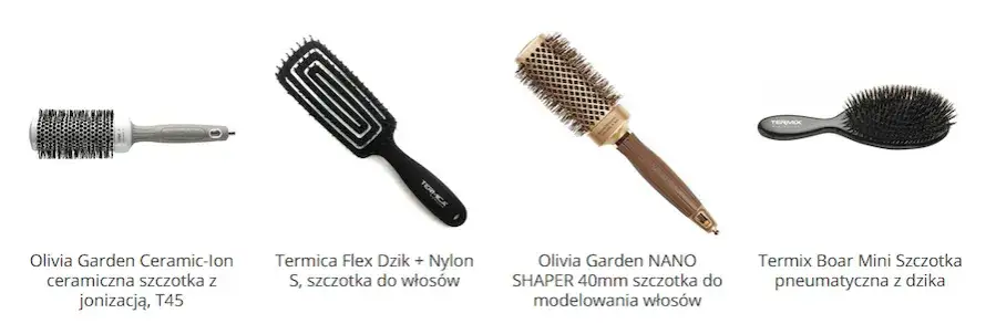 Rodzaje szczotek do włos&oacute;w i ich czyszczenie