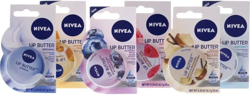 Nivea Lip Butter wszystkie wersje zapachowe