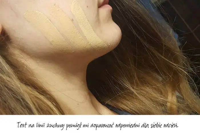 testowanie podkładu linia żuchwy